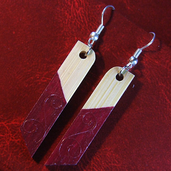 Bamboo earrings